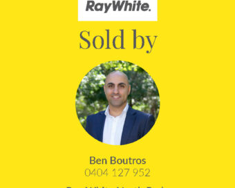 signage artwork for ray white brand